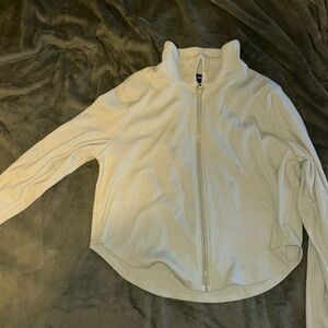 Forever 21 light Green Zip-Up Top